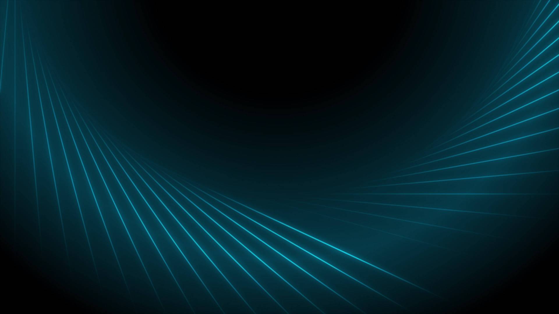 Abstract image with glowing blue lines fanning out from bottom corners against a dark background, creating a dynamic, futuristic effect.